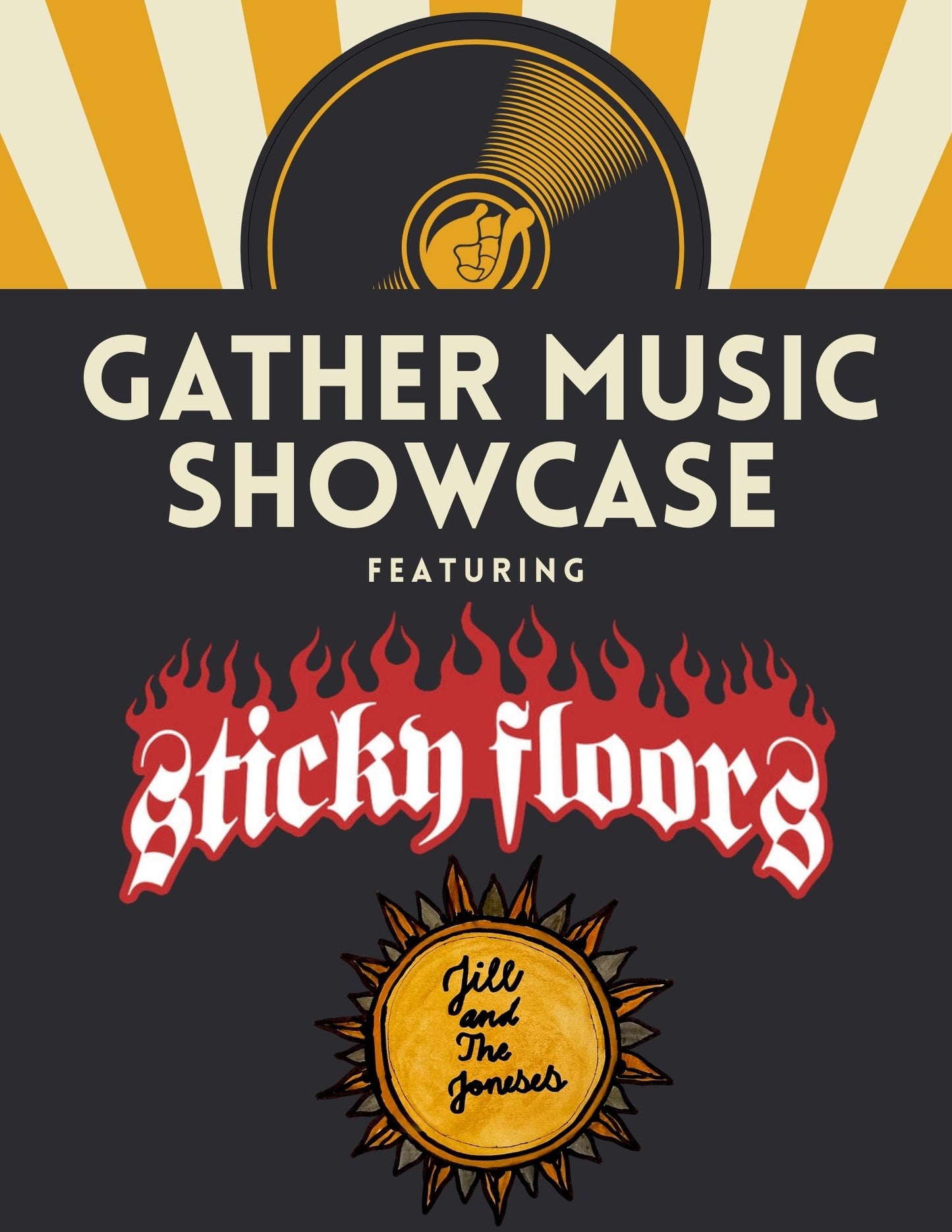 Gather Music Showcase | Sticky Floors & Jill and the Joneses