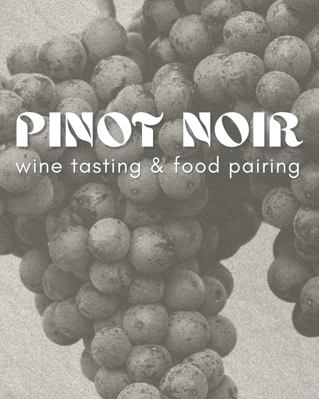 Pinot Noir Wine Tasting & Food Pairing